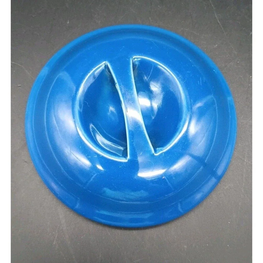 Tulip Tyme Stoneware Small Casserole LID ONLY Blue Replacement